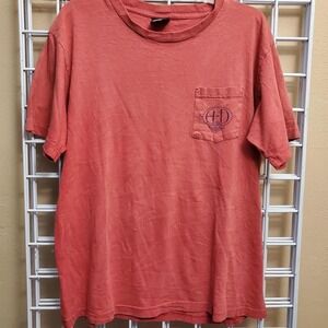 2000s Harley Davidson red pocket tee